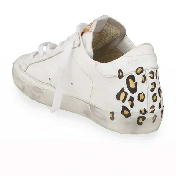 Golden Goose Superstar Leopard Low Top Sneakers - Picture 2 of 14